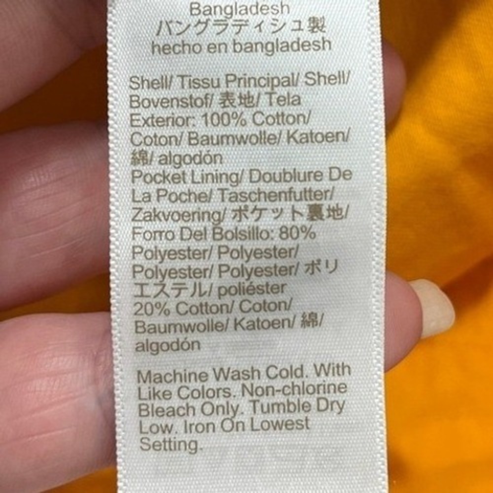 J.Crew City Fit Shorts Size 2 Yellow Cotton Blend Preppy Travel Minimalist Plain - Picture 5 of 11